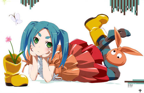 Poster Tsukimonogatari Yotsugi Ononoki Anime Monogatari (Series) APC