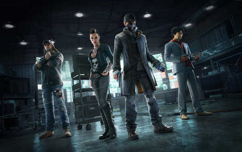 Jual Poster Watch Dogs Men Aiden 1ZM2416 Jual Poster Watch Dogs Men Aiden 1ZM2416