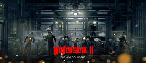 Jual Poster wolfenstein 2 the new colossus e3 2017 7893WPS