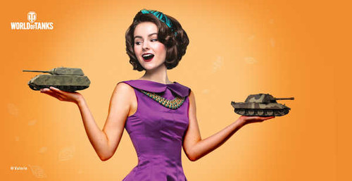 Jual Poster World of Tanks Defender's Day Valerie Colored 1ZM2444