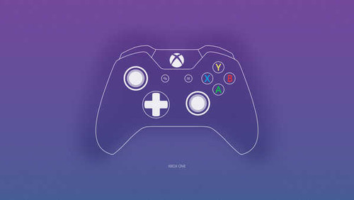 Jual Poster xbox one xbox wireless controller vector minimal 17672WPS