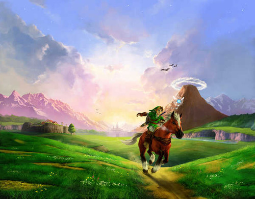 Jual Poster Zelda The Legend Of Zelda Ocarina Of Time 897151APC