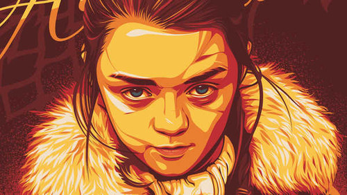 Jual Poster Arya Stark Game Of Thrones TV Show Game Of Thrones APC