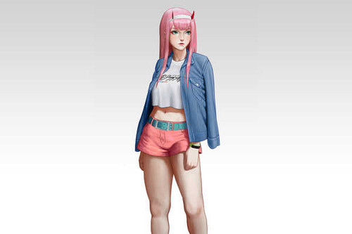 Poster Zero Two (Darling in the FranXX) Anime Darling in the FranXX APC009