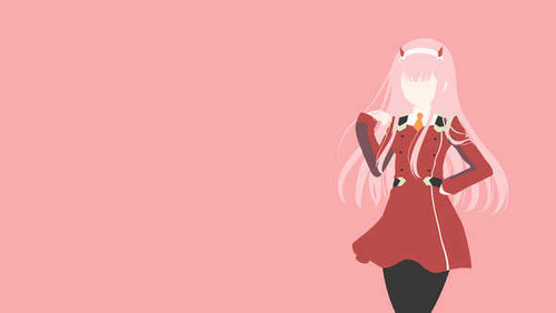 Poster Zero Two (Darling in the FranXX) Anime Darling in the FranXX APC013A