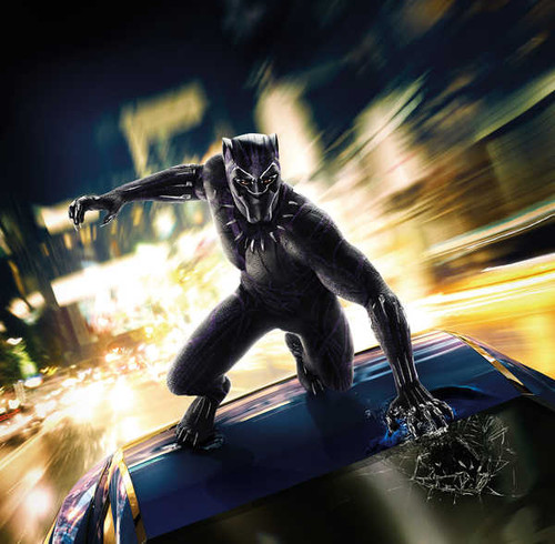 Jual Poster black panther action adventure sci fi 4k WPS