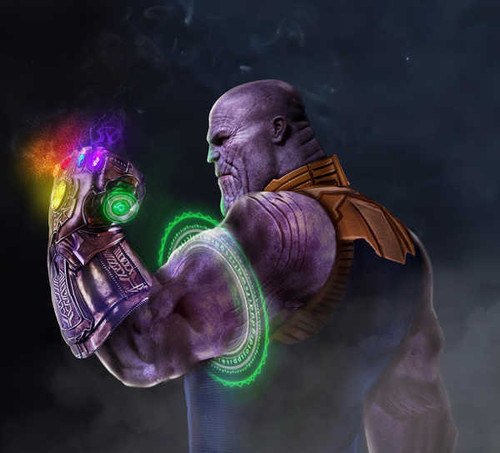Jual Poster thanos infinity gauntlet infinity stones avengers endgame 4k WPS