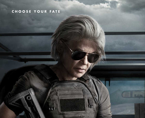 Jual Poster Linda Hamilton Sarah Connor Terminator Dark Fate Terminator Terminator Dark Fate3 APC