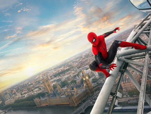 Jual Poster Cityscape Spider Man Spider Man Spider Man Far From Home9 APC