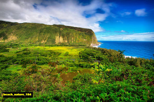 jual poster pemandangan pantai beach 184