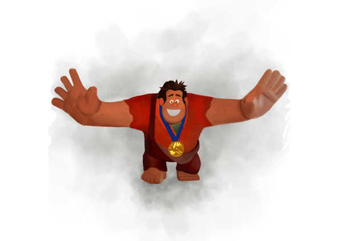 Jual Poster Ralph (Wreck It Ralph) Wreck It Ralph Movie Wreck It Ralph APC003