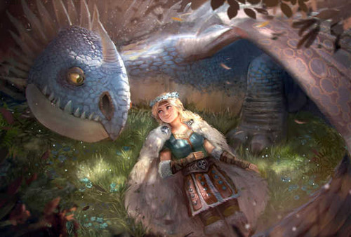Jual Poster Astrid (How to Train Your Dragon) How to Train Your Dragon How to Train Your Dragon The Hidden World3 APC