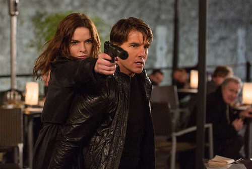 Jual Poster Ethan Hunt Ilsa Faust Rebecca Ferguson Tom Cruise Mission Impossible Mission Impossible Rogue Nation APC