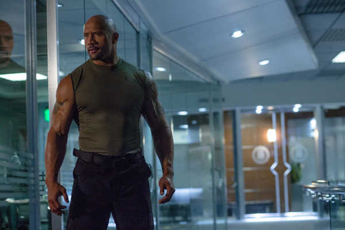 Jual Poster Dwayne Johnson Luke Hobbs Fast & Furious Furious 7 APC