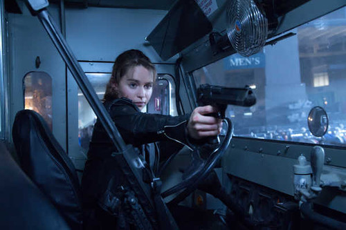 Jual Poster Emilia Clarke Sarah Connor Terminator Terminator Genisys APC002