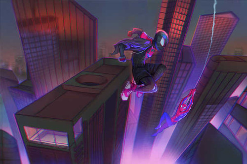 Jual Poster Movie Spider Man Into The Spider Verse APC055