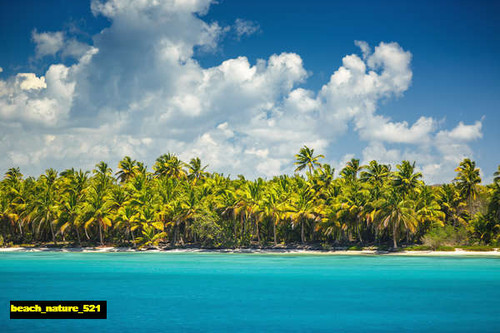 jual poster pemandangan pantai beach 521