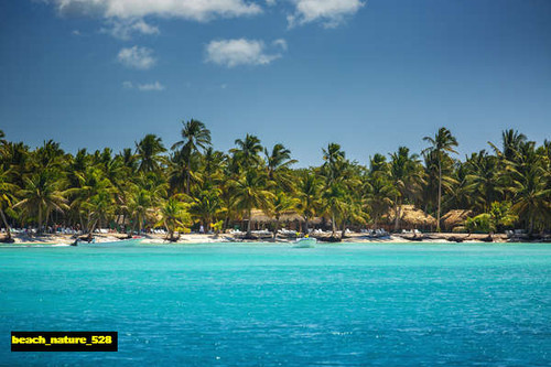 jual poster pemandangan pantai beach 528