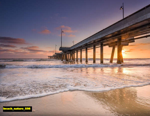 jual poster pemandangan pantai beach 598