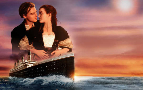 Jual Poster Kate Winslet Leonardo Dicaprio Movie Titanic APC003 Jual Poster Kate Winslet Leonardo Dicaprio Movie Titanic APC003