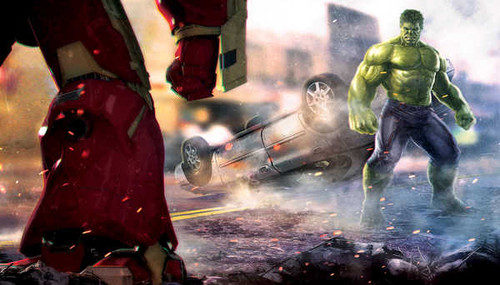 Jual Poster Hulk Hulkbuster The Avengers Avengers Age of Ultron APC002