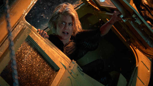 Jual Poster Linda Hamilton Sarah Connor Terminator Dark Fate Terminator Terminator Dark Fate1 APC