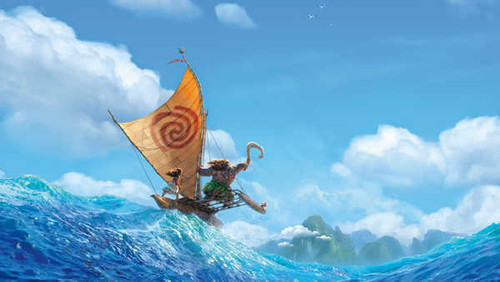 Jual Poster moana movies 4k 5k disney animation WPS