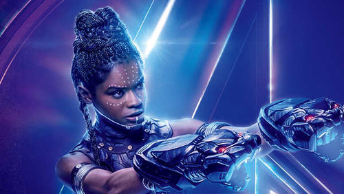 Jual Poster Letitia Wright Shuri (Marvel Comics) Movie Avengers Infinity War APC