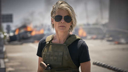 Jual Poster Linda Hamilton Sarah Connor Terminator Dark Fate Terminator Terminator Dark Fate7 APC