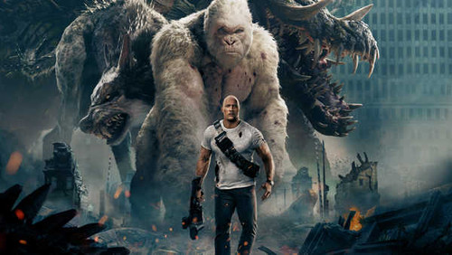 Jual Poster Dwayne Johnson Movie Rampage APC002