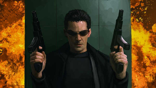 Jual Poster Keanu Reeves The Matrix The Matrix The Matrix7 APC