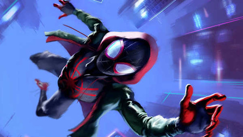 Jual Poster Movie Spider Man Into The Spider Verse APC022 Jual Poster Movie Spider Man Into The Spider Verse APC022