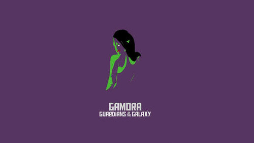 Jual Poster Gamora Movie Guardians of the Galaxy APC002