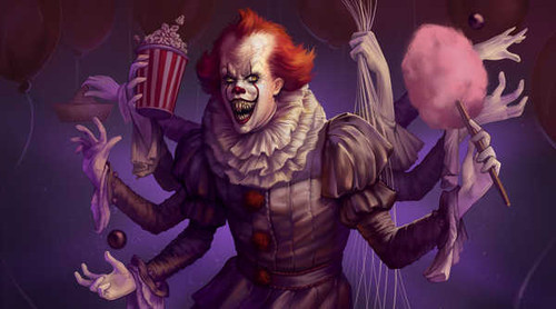 Jual Poster Clown Creepy It (2017) Pennywise (It) Movie It (2017) APC050