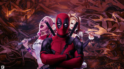 Jual Poster deadpool harley quinn artwork 4k WPS Jual Poster deadpool harley quinn artwork 4k WPS