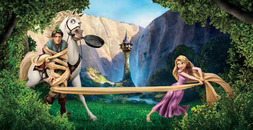 Jual Poster Flynn Rider Pascal (Tangled) Rapunzel Tangled Movie Tangled APC002