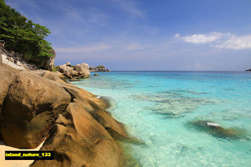 jual poster pemandangan pulau island 133