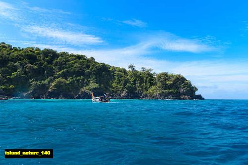 jual poster pemandangan pulau island 140