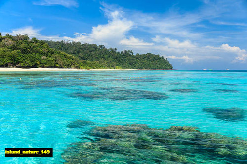 jual poster pemandangan pulau island 149