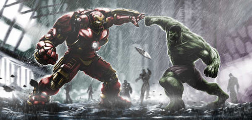 Jual Poster Avengers Age of Ultron Hulk Hulkbuster The Avengers Avengers Age of Ultron APC