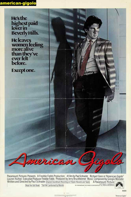 Jual Poster Film american gigolo