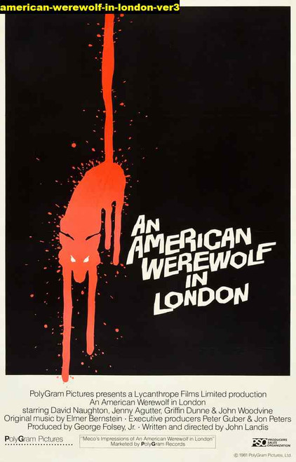 Jual Poster Film american werewolf in london ver3