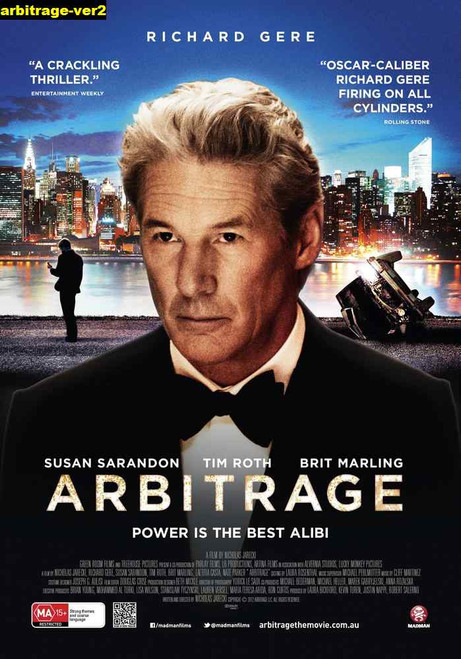 Jual Poster Film arbitrage ver2
