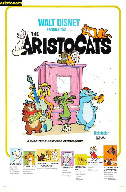 Jual Poster Film aristocats