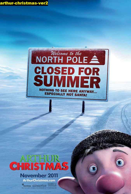 Jual Poster Film arthur christmas ver2