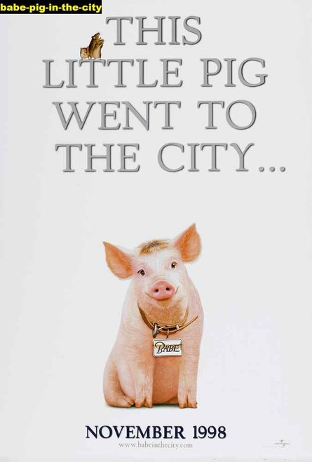 Jual Poster Film babe pig in the city