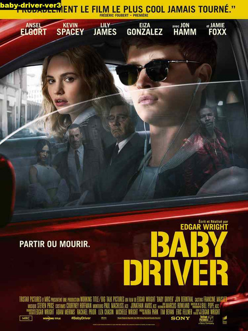 Jual Poster Film baby driver ver3