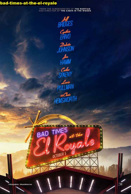 Jual Poster Film bad times at the el royale