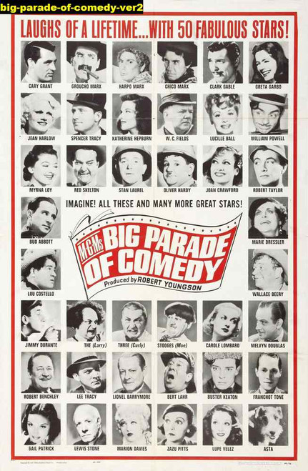Jual Poster Film big parade of comedy ver2