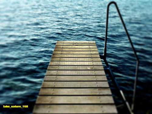 jual poster pemandangan danau lake 168